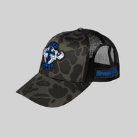 STRENGTH BY FAITH Camouflage Trucker Hat