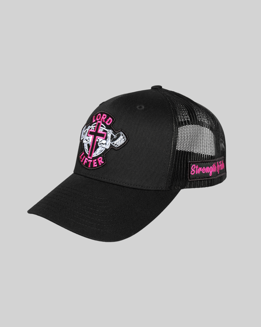 STRENGTH BY FAITH Trucker Hat