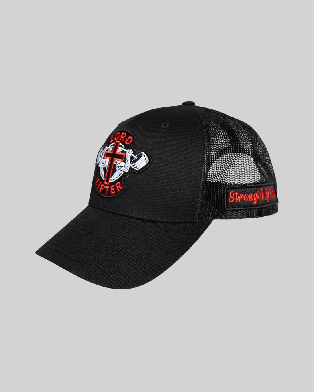 STRENGTH BY FAITH Trucker Hat