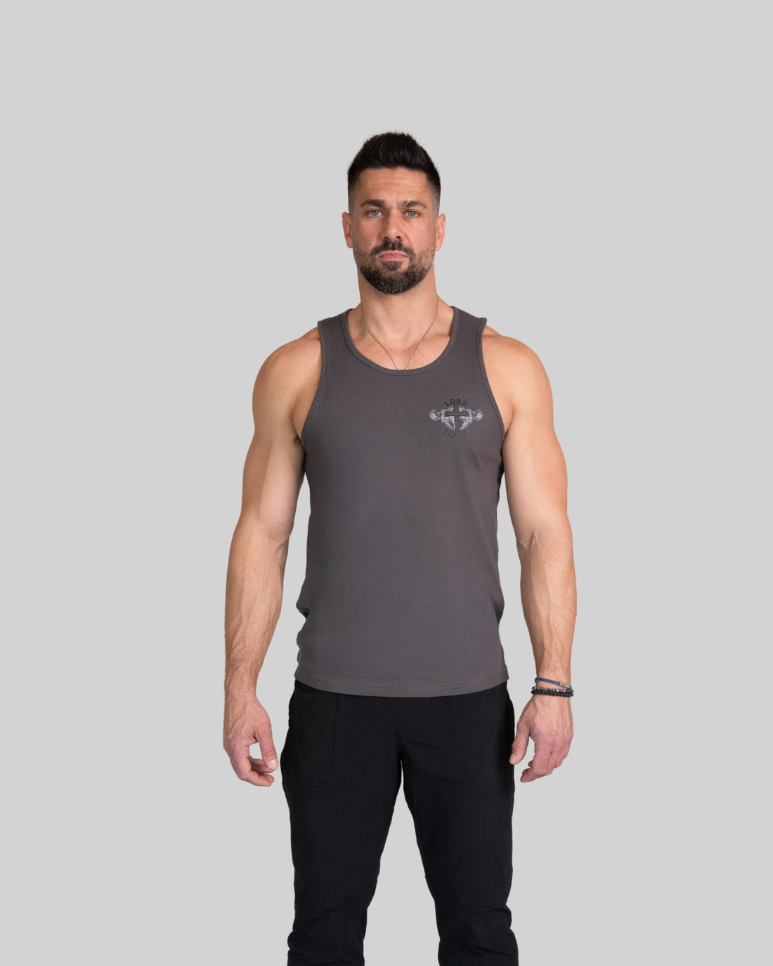 HIS STRENGTH Premium Cotton Muscle Tank