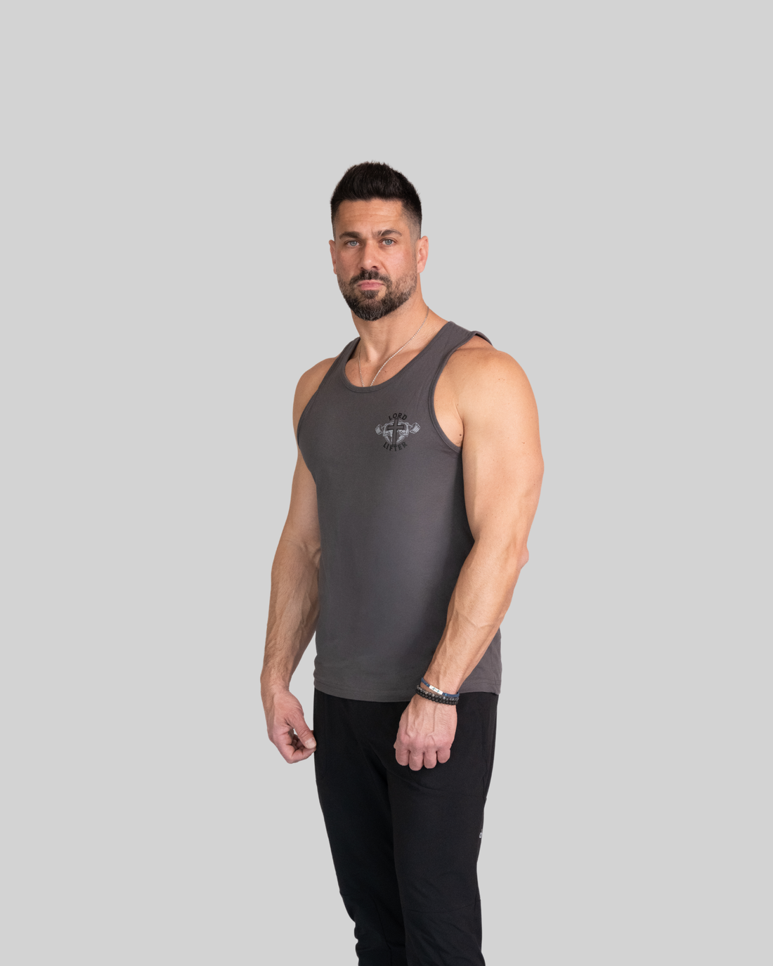 HIS STRENGTH Premium Cotton Muscle Tank