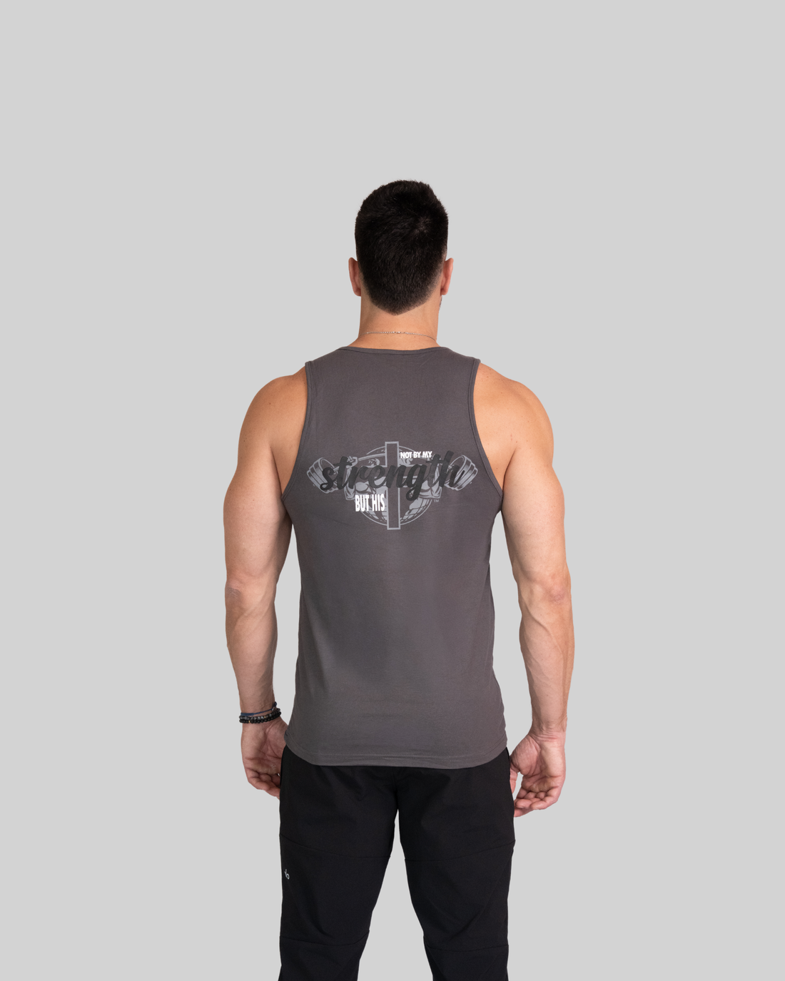 HIS STRENGTH Premium Cotton Muscle Tank