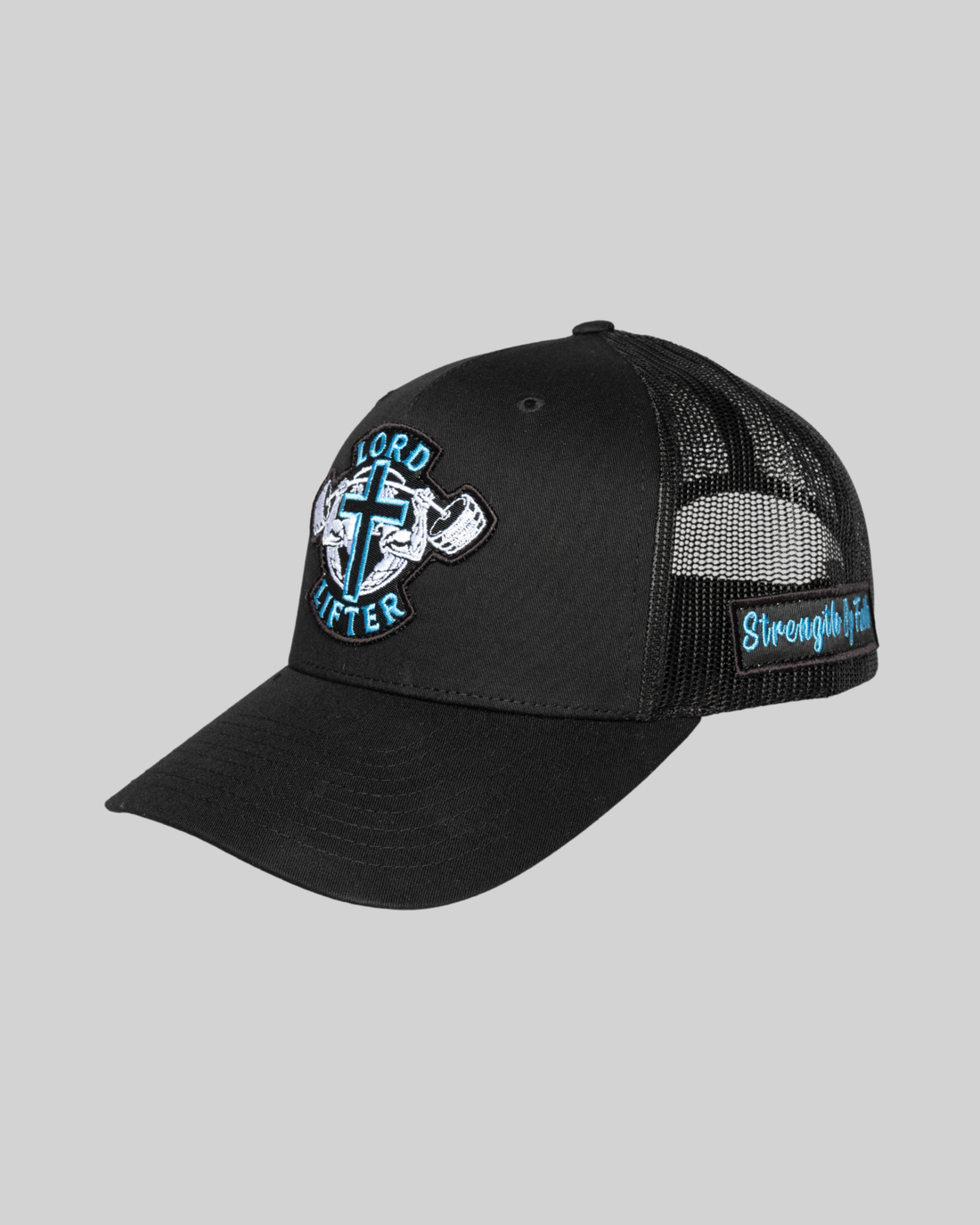 STRENGTH BY FAITH Trucker Hat